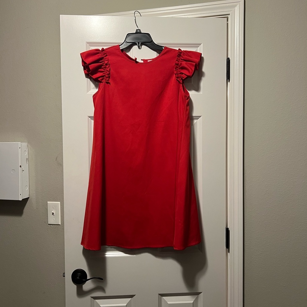 Charming Red Kids Dress